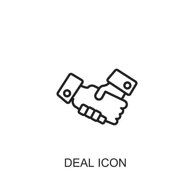 Icono del vector del acuerdo