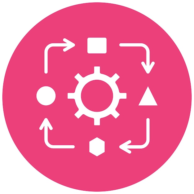 El icono del vector de adaptabilidad se puede utilizar para el conjunto de iconos de rasgos de personalidad