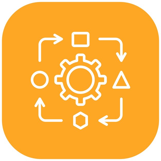 El icono del vector de adaptabilidad se puede utilizar para el conjunto de iconos de rasgos de personalidad