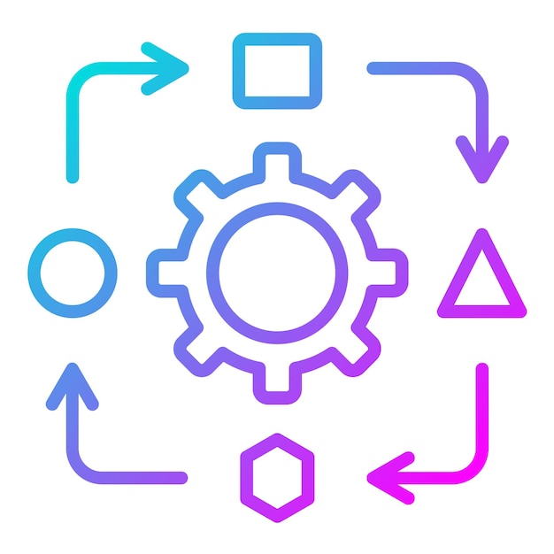 El icono del vector de adaptabilidad se puede utilizar para el conjunto de iconos de rasgos de personalidad