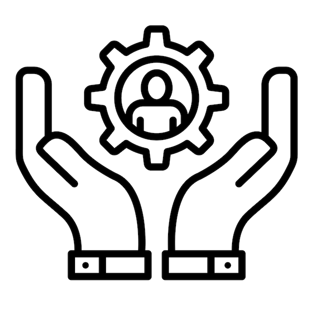 El icono del vector de administración se puede utilizar para el conjunto de iconos de valores básicos