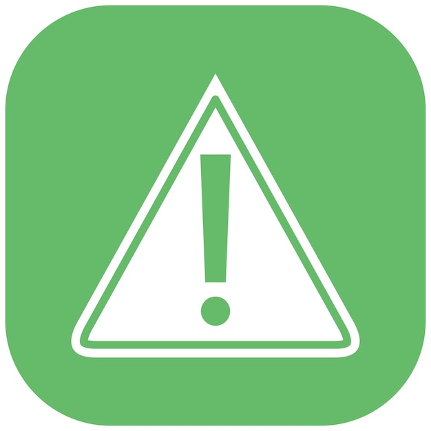 El icono del vector de advertencia de alarma se puede utilizar para el conjunto de iconos de desastres naturales