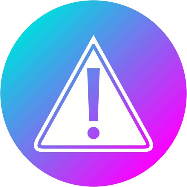 El icono del vector de advertencia de alarma se puede utilizar para el conjunto de iconos de desastres naturales