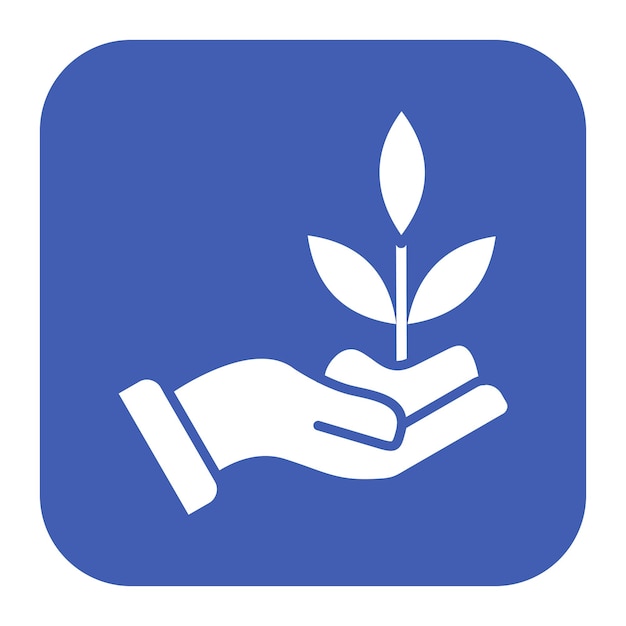 El icono del vector de agricultura sostenible se puede usar para el conjunto de iconos del calentamiento global