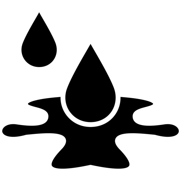 El icono del vector de agua se puede utilizar para el conjunto de iconos de fabricación