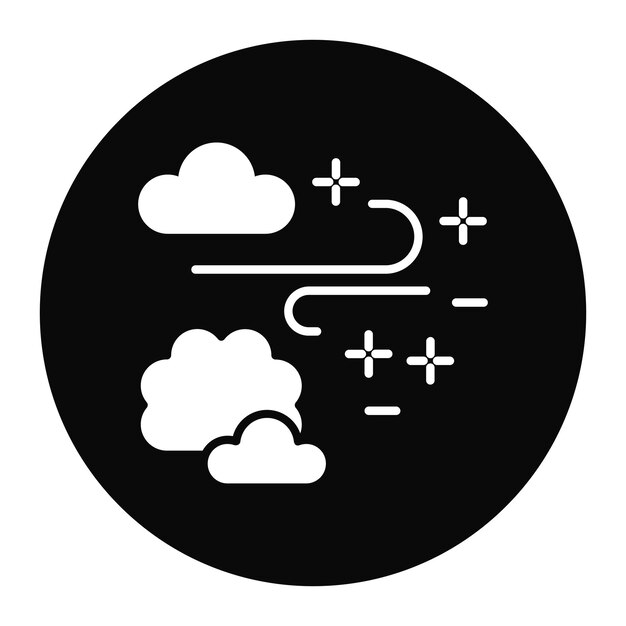 El icono del vector de aire fresco se puede utilizar para el conjunto de iconos de comodidad