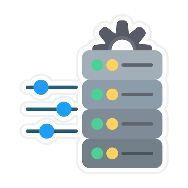El icono del vector de ajuste de datos se puede utilizar para el conjunto de iconos de análisis de datos