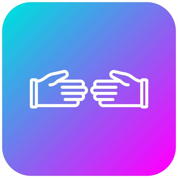 El icono del vector de alcance se puede utilizar para el conjunto de iconos de contacto con nosotros