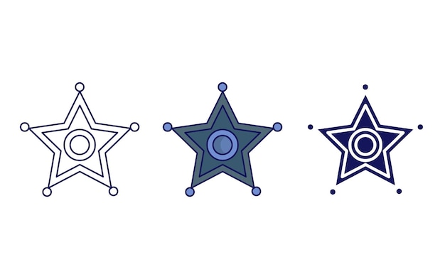 Icono de vector de alguacil