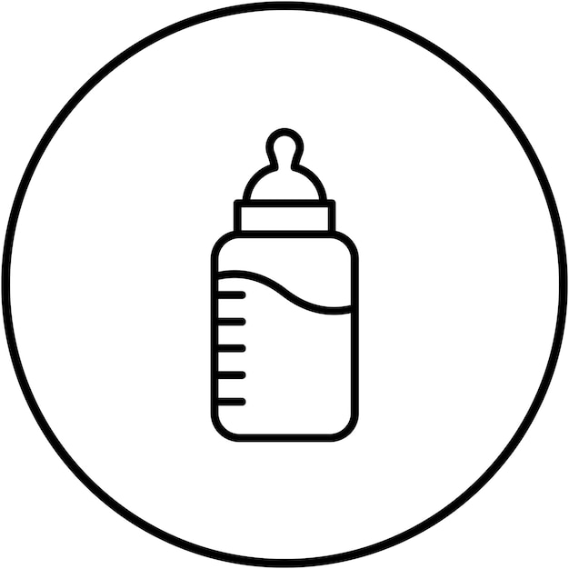 El icono del vector de alimentación se puede utilizar para el conjunto de iconos de la ducha de bebé