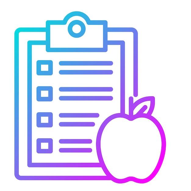 El icono del vector alimentario se puede utilizar para el conjunto de iconos de medicina