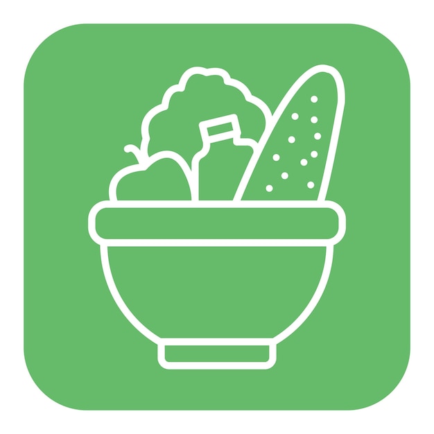 El icono del vector de alimentos de comodidad se puede utilizar para el conjunto de iconos de comodidad