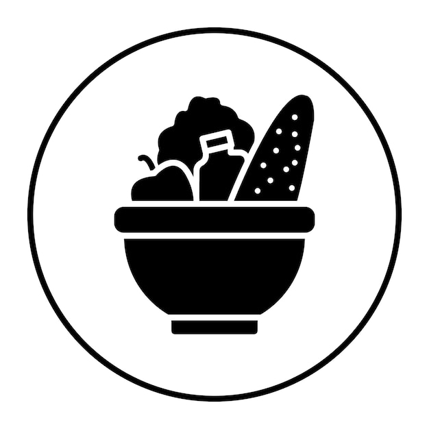 El icono del vector de alimentos de comodidad se puede utilizar para el conjunto de iconos de comodidad