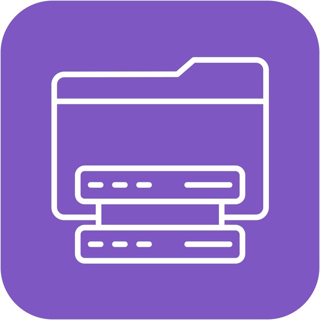 El icono del vector de almacenamiento de datos se puede utilizar para el conjunto de iconos de cumplimiento y regulación