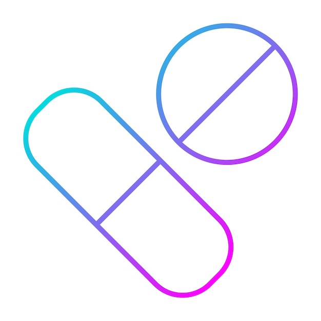 El icono del vector antibiótico se puede utilizar para el conjunto de iconos de la farmacia