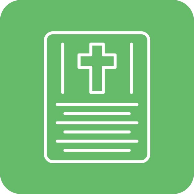 El icono del vector de anuncio de muerte se puede usar para el conjunto de iconos del funeral