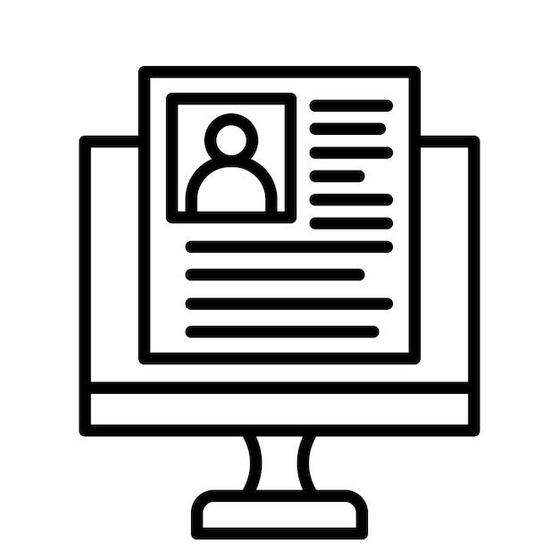 El icono del vector de la aplicación empresarial se puede utilizar para el conjunto de iconos sin código