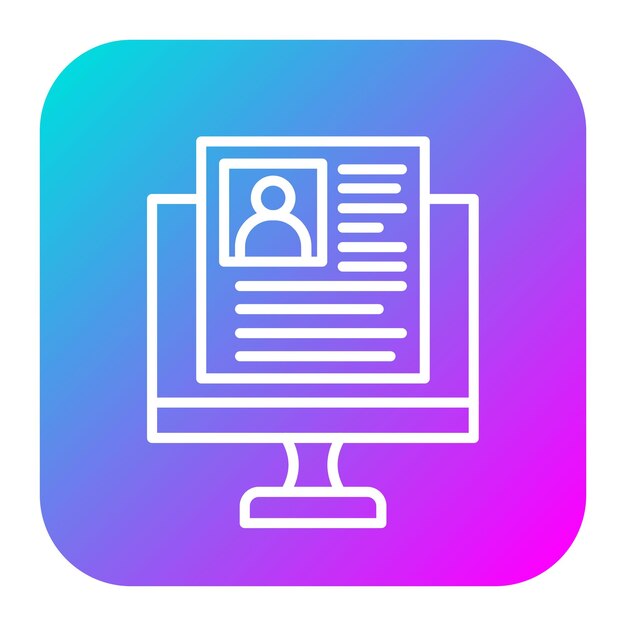 El icono del vector de la aplicación empresarial se puede utilizar para el conjunto de iconos sin código