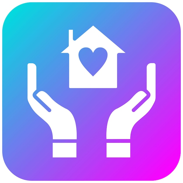 El icono del vector de apoyo paliativo se puede utilizar para el conjunto de iconos de quimioterapia