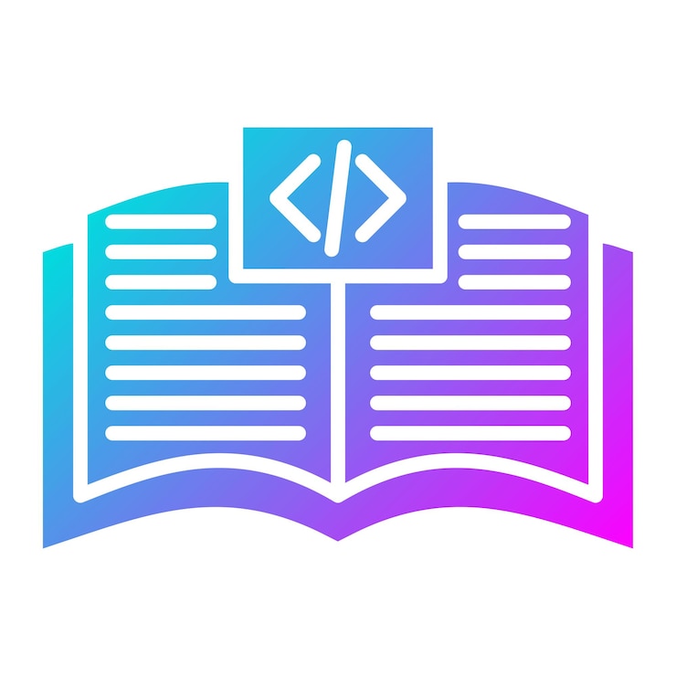 Vector el icono del vector aprender a codificar se puede usar para el conjunto de iconos sin código