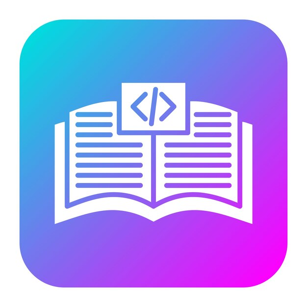 El icono del vector Aprender a codificar se puede usar para el conjunto de iconos sin código