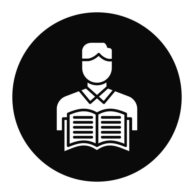 El icono del vector de aprendizaje se puede utilizar para el conjunto de iconos de formación empresarial