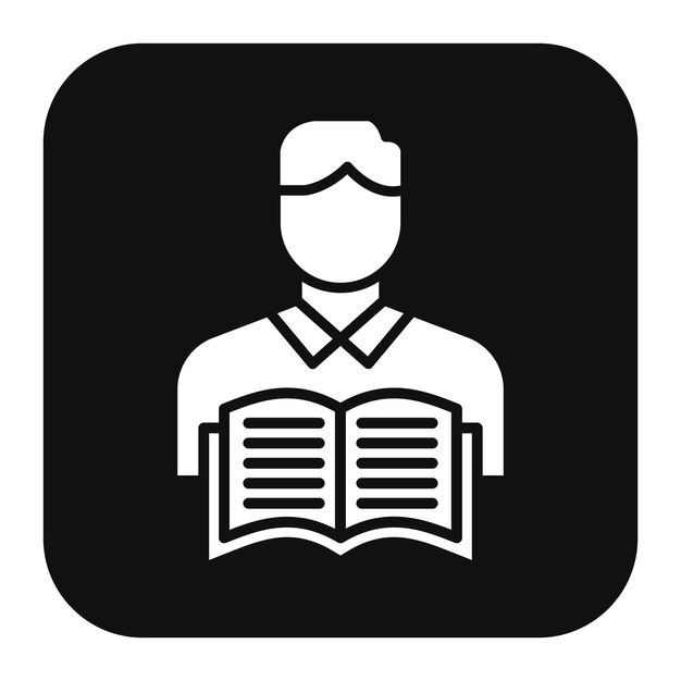 El icono del vector de aprendizaje se puede utilizar para el conjunto de iconos de formación empresarial