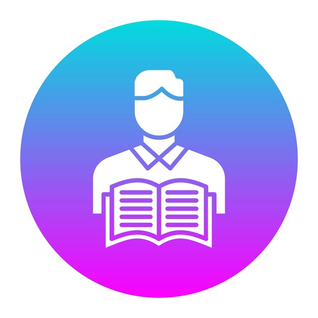 El icono del vector de aprendizaje se puede utilizar para el conjunto de iconos de formación empresarial