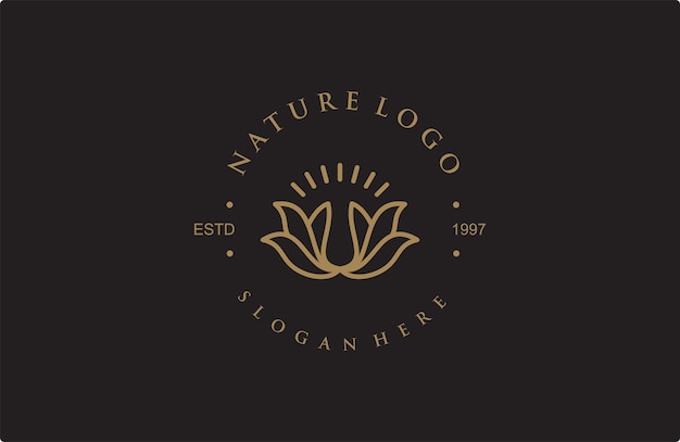 Icono de vector de árbol Naturaleza árboles vector ilustración logotipo diseño