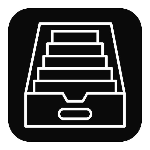 El icono del vector de archivo se puede usar para el conjunto de iconos de documentos y archivos