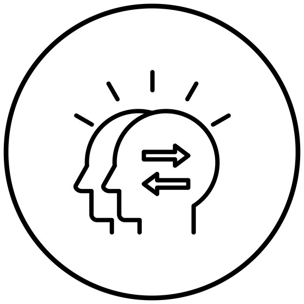 El icono del vector de armonía se puede utilizar para el conjunto de iconos de valores básicos
