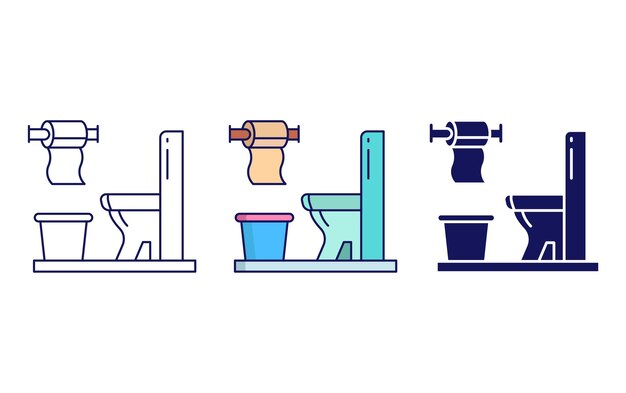 Icono de vector de aseo