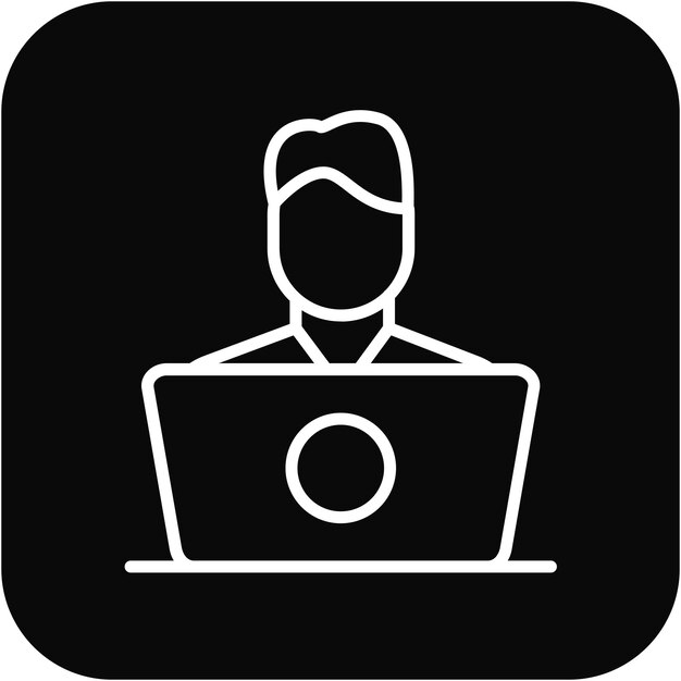 El icono del vector asistente se puede utilizar para el conjunto de iconos de diversidad