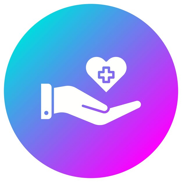 El icono del vector de atención se puede utilizar para el conjunto de iconos médicos