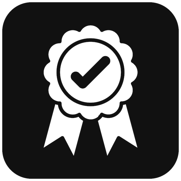 El icono del vector de autenticidad se puede utilizar para el conjunto de iconos de liderazgo