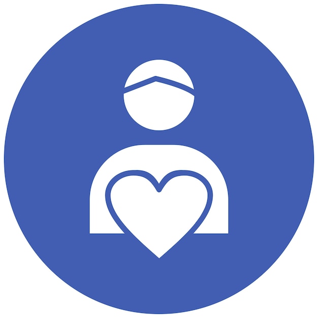 El icono del vector de autoestima se puede usar para el conjunto de iconos de rasgos de personalidad