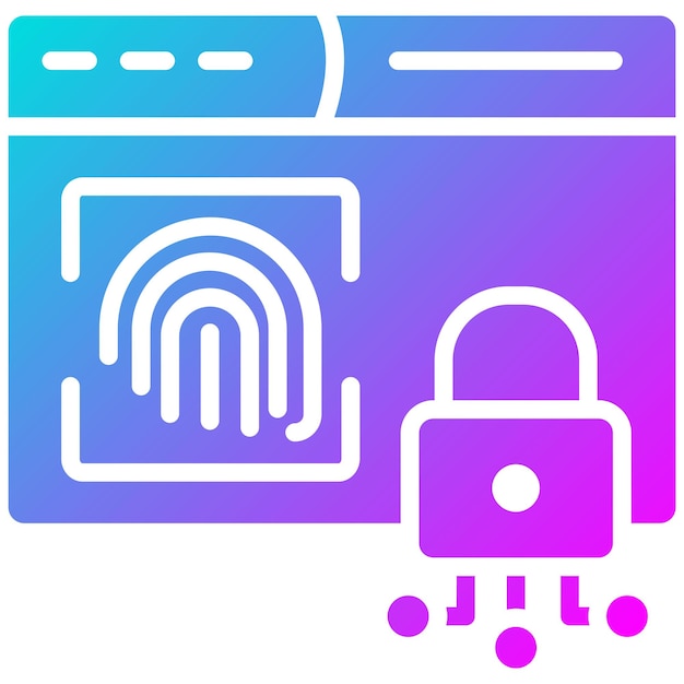 El icono del vector de autorización de red se puede utilizar para el conjunto de iconos de red