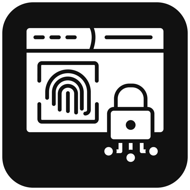 El icono del vector de autorización de red se puede utilizar para el conjunto de iconos de red