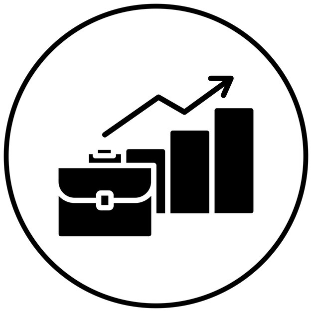 El icono del vector de avance se puede utilizar para el conjunto de iconos de Business Analytics