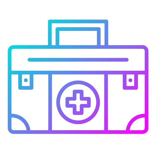 El icono del vector de ayuda médica se puede utilizar para el conjunto de iconos de la encuesta
