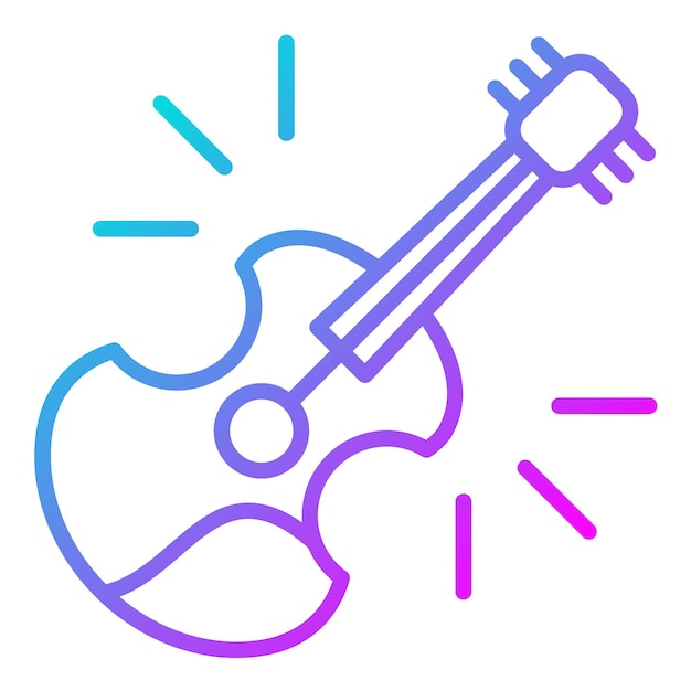 El icono del vector de bajos se puede utilizar para el conjunto de iconos de instrumentos