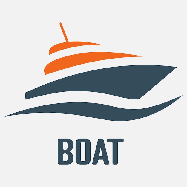 icono del vector del barco6