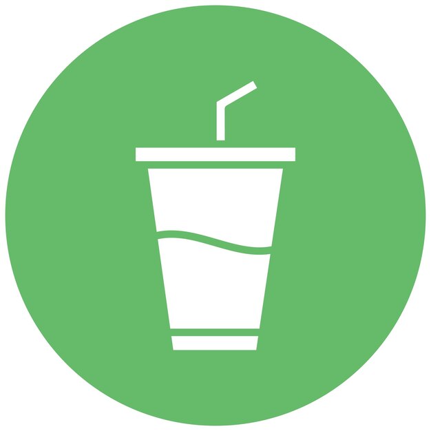 El icono del vector de bebidas se puede usar para el conjunto de iconos de rugby
