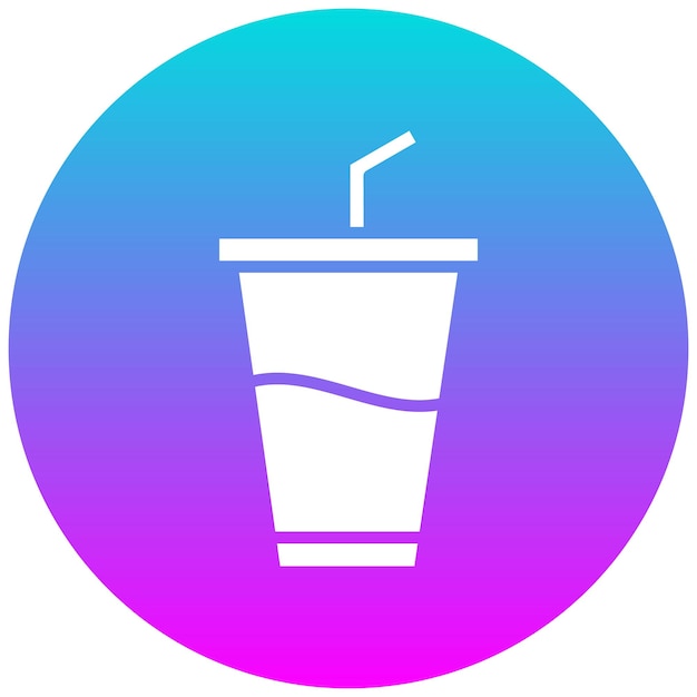 El icono del vector de bebidas se puede usar para el conjunto de iconos de rugby