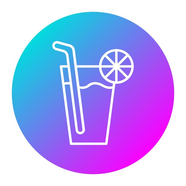 El icono del vector de bebidas se puede utilizar para el conjunto de iconos de Agricultura