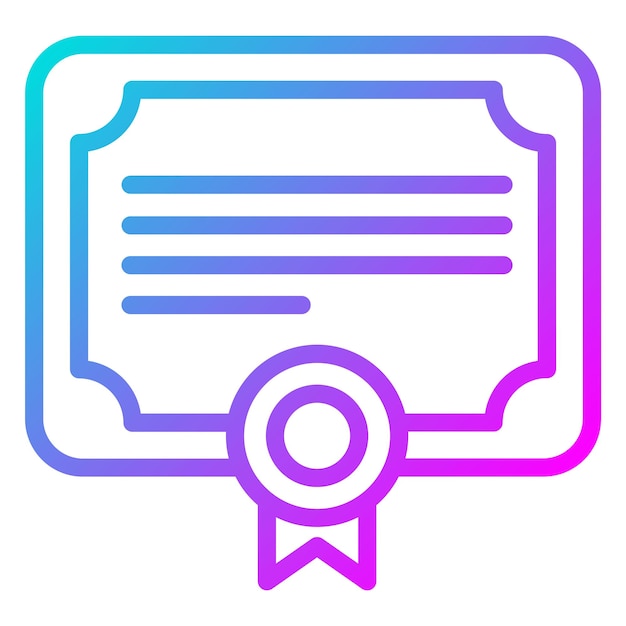 El icono del vector de becas se puede utilizar para el conjunto de iconos de regreso a la escuela