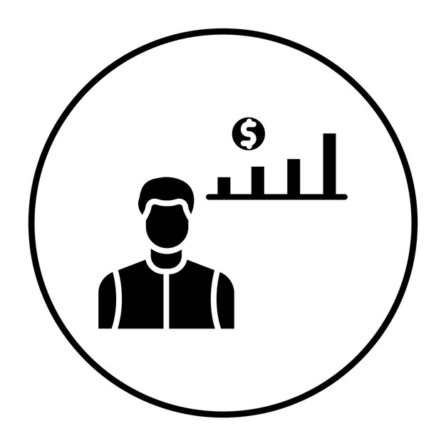 El icono del vector de beneficios se puede utilizar para el conjunto de iconos de negocios basados en el hogar