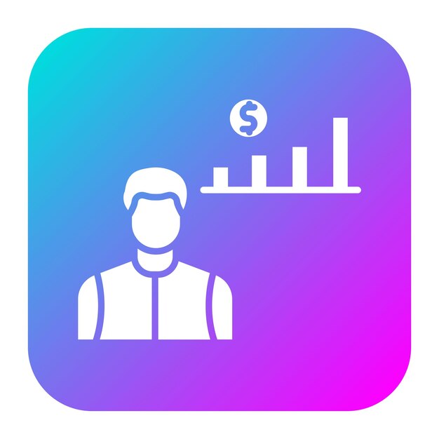 El icono del vector de beneficios se puede utilizar para el conjunto de iconos de negocios basados en el hogar