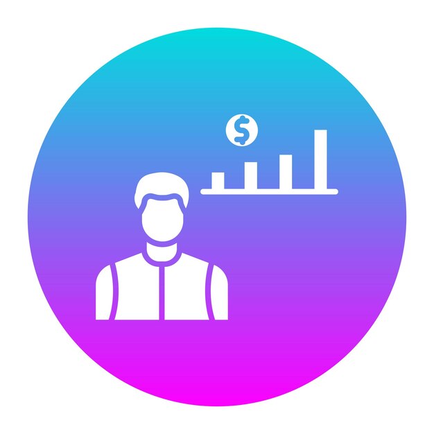 El icono del vector de beneficios se puede utilizar para el conjunto de iconos de negocios basados en el hogar