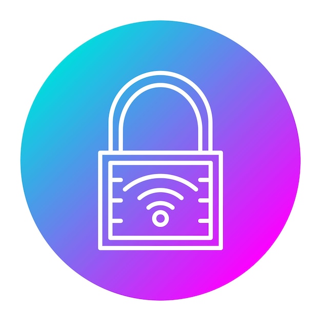 El icono del vector de bloqueo se puede utilizar para el conjunto de iconos de gestión de crisis